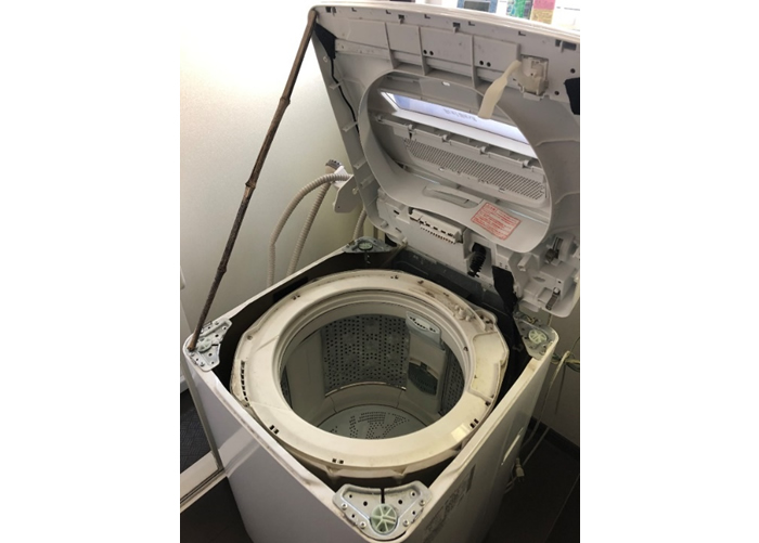 日立　ビートウォッシュ9㎏洗濯機クリーニング例