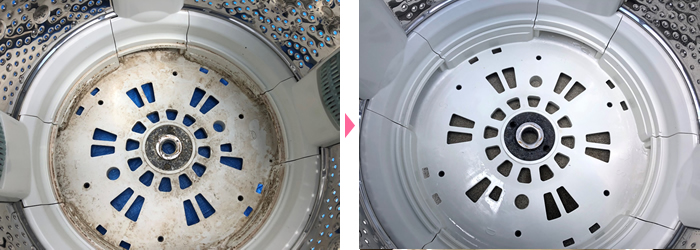 日立　ビートウォッシュ9㎏洗濯機クリーニング例